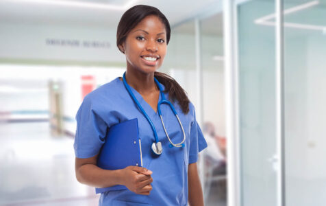 Young nurse portrait